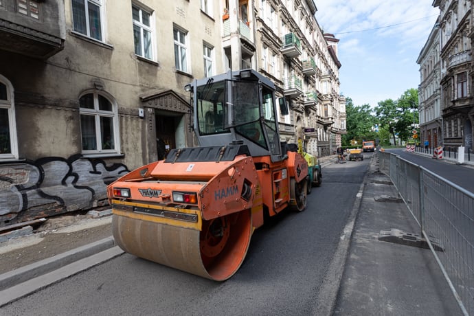 Remont ul. Probusa na ostatniej prostej [ZDJĘCIA, WIDEO]