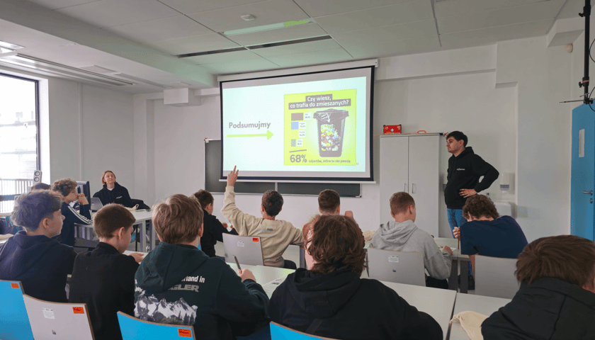 Pierwsze zajęcia „Ekologiczne Miasto” realizowane w ramach idei smart city we Wrocławiu.