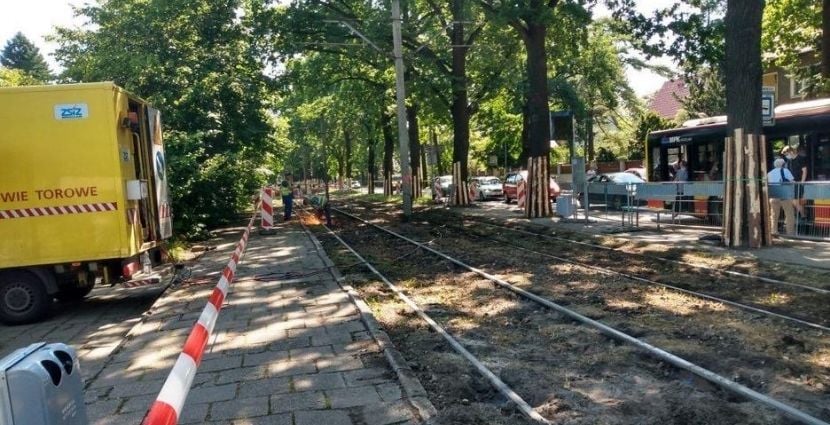 Ruszył remont torów na Biskupinie