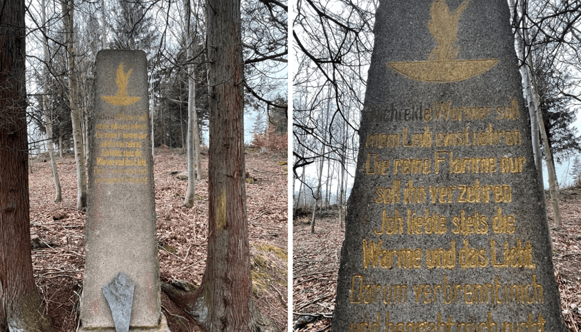 <p>Cmentarz Wolnomyślicieli w Szklarskiej Porębie</p>