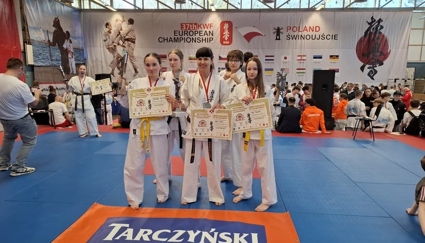 zawodniczki Mae Keage Kyokushin Team Wrocław&nbsp;