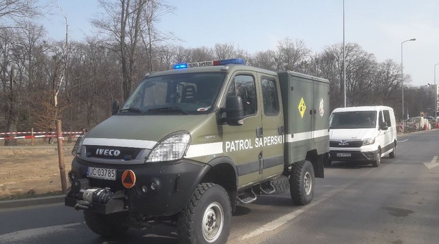 Bomba na Kleczkowie. Ul. Reymonta zamknięta