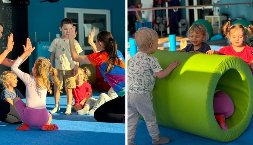Dzieci podczas zajęć w ramach AquaKids Academy  / zdjęcie ilustracyjne