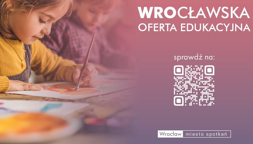 Grafika promująca nową platformę do planowania wycieczek we Wrocławiu