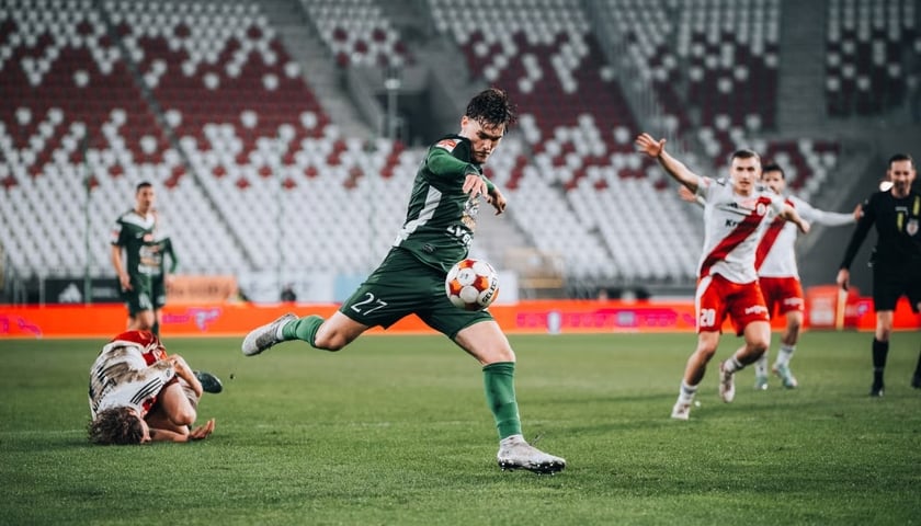 Jesienny mecz ŁKS-u ze Śląskiem. Łodzianie wygrali 2:1