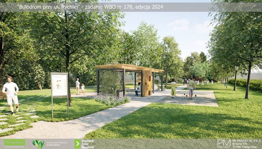 bulodrom przy ul. Rychłej - wizualizacja