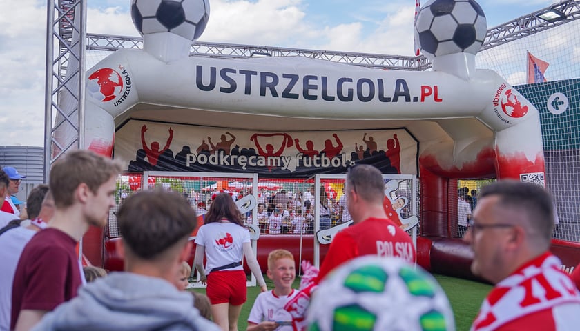 Kibice na meczu Polska - Ukraina