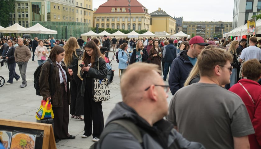 Festiwal Smaczny Targ na Placu Wolności. Zdjęcie z soboty 9 maja