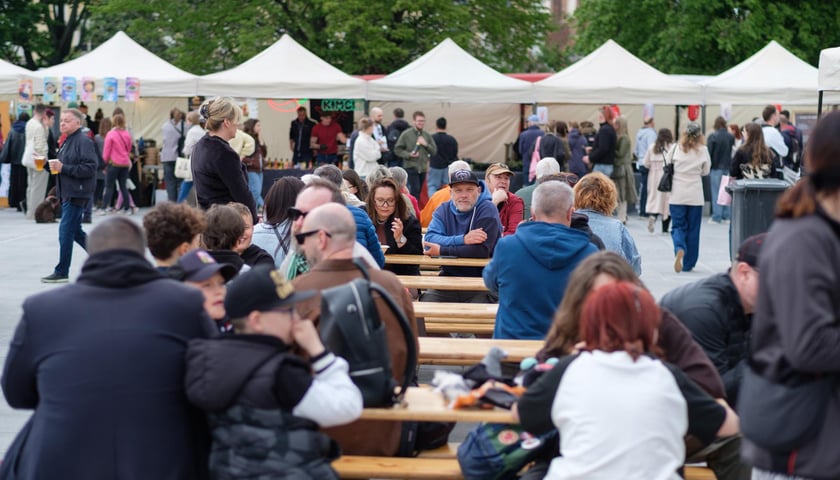 Festiwal Smaczny Targ na Placu Wolności. Zdjęcie z soboty 9 maja