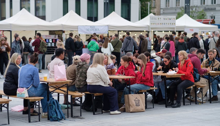 Festiwal Smaczny Targ na Placu Wolności. Zdjęcie z soboty 9 maja