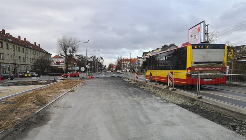 Zmiany na remontowanej Obornickiej