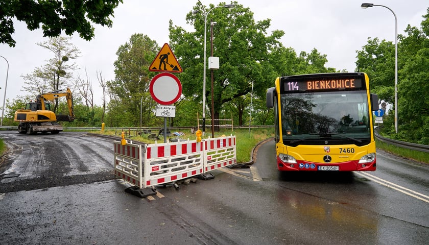 Ulica Gazowa - remont wiaduktów. Zdjęcie z 15 maja
