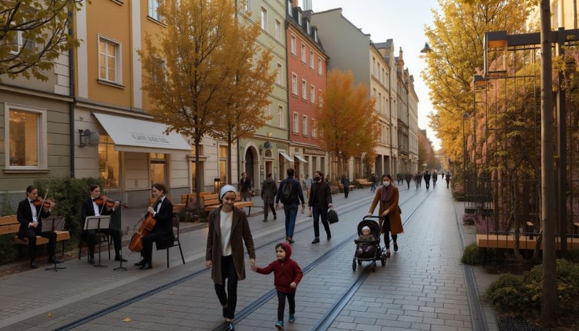 Wizualizacja przebudowy ulicy Ruskiej