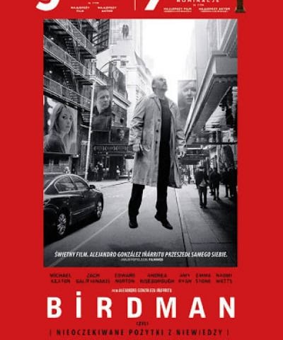 [KONKURS ZAKOŃCZONY] Zaproszenie na film "Birdman" w Heliosie Magnolia