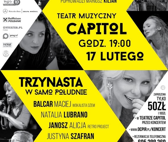 [KONKURS ZAKOŃCZONY] Zaproszenia na koncert charytatywny w Capitolu
