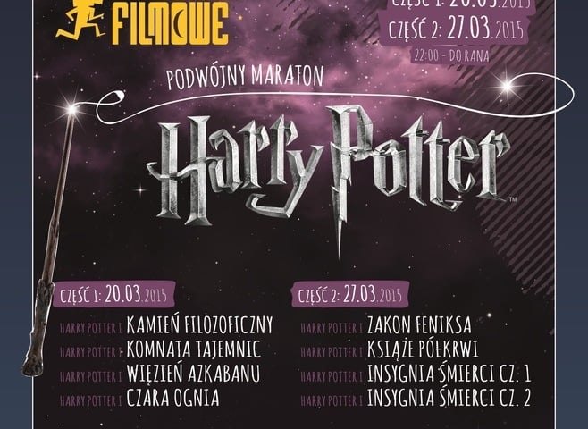 [KONKURS ZAKOŃCZONY] Podwójne zaproszenia na Maraton Harry'ego Pottera
