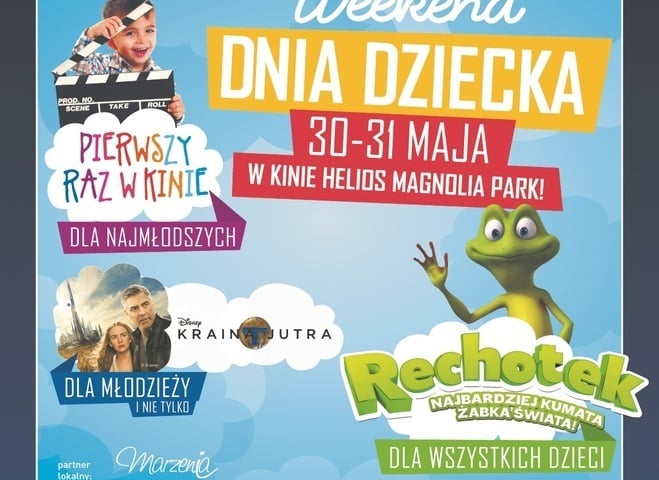 Zaproszenia na filmy w Dzień Dziecka w Heliosie Magnolia [ZAKOŃCZONY]