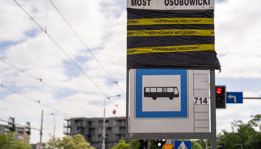 Most Osobowicki, prace torowe i zmieniona organizacja ruchu dla komunikacji miejskiej.&nbsp;