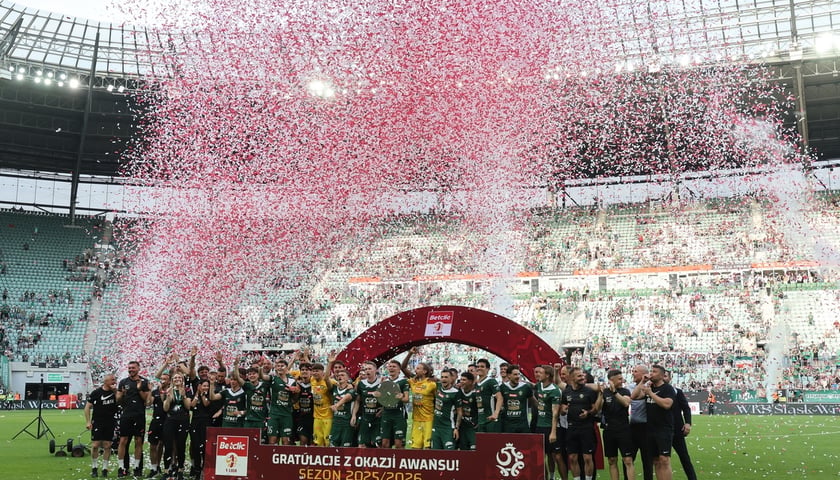 <p>Mecz Śląsk Wrocław - Pogoń Grodzisk Mazowiecki, 24.05.2026</p>
