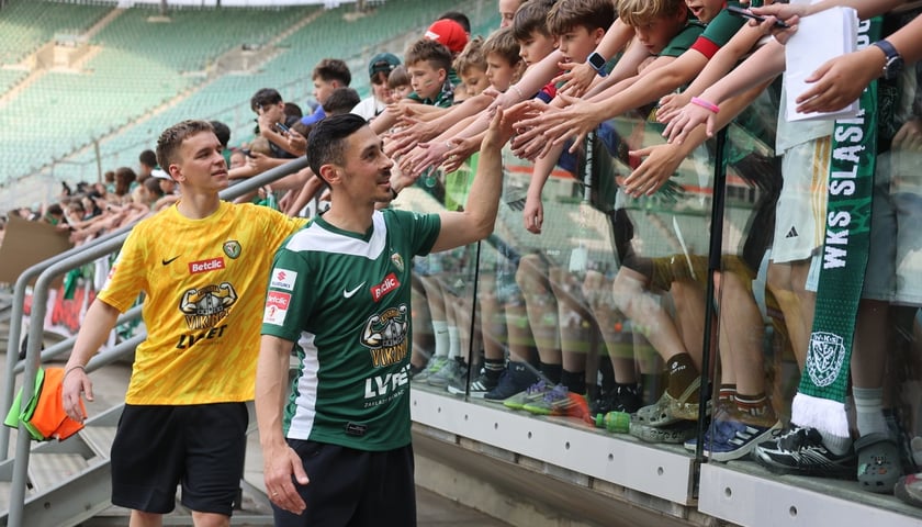 <p>Mecz Śląsk Wrocław - Pogoń Grodzisk Mazowiecki, 24.05.2026</p>