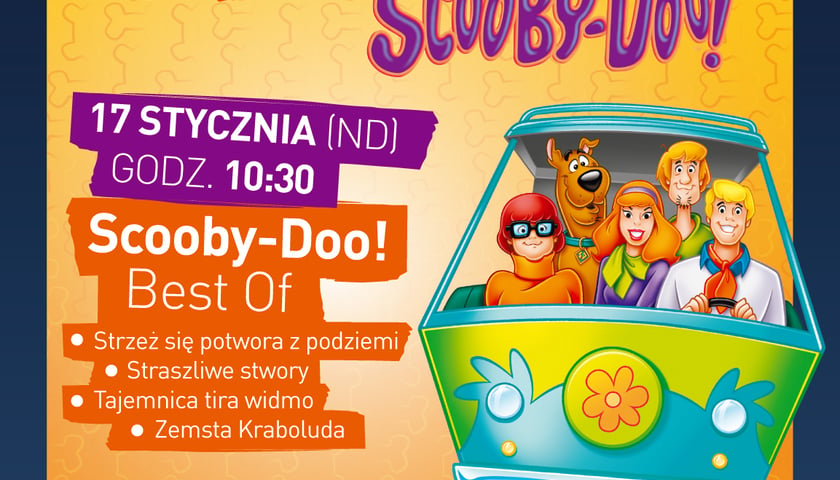 Zaproszenia na poranki ze Scooby-Doo w Heliosie [ZAKOŃCZONY]