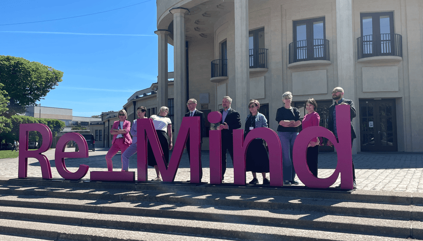 Uczestnicy konferencji zapowiadającej Kongres i Festiwal Psychologiczny Re_Mind.