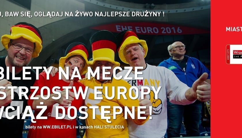 Zaproszenia na mecze piłki ręcznej w Hali Stulecia