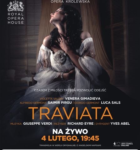 Bilety na transmisję „Traviaty" [ZAKOŃCZONY]