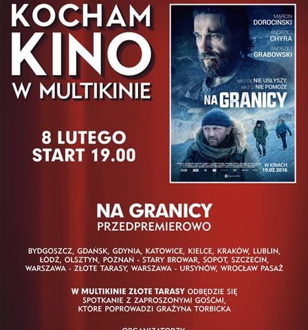 Kocham Kino „Na granicy" [ZAKOŃCZONY]