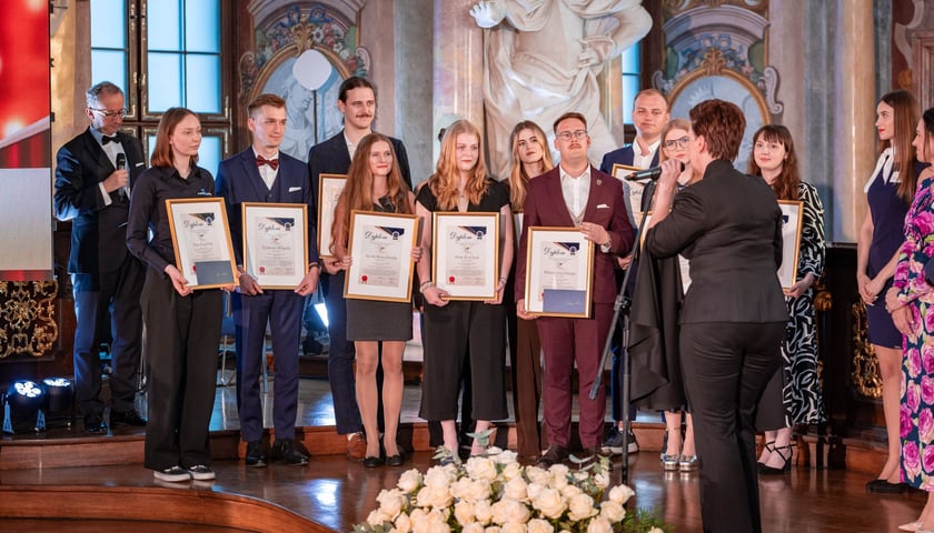 Uroczysta gala "Młode talenty" w Auli Leopoldyńskiej we Wrocławiu