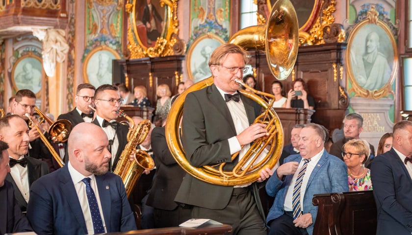Uroczysta gala "Młode talenty" w Auli Leopoldyńskiej we Wrocławiu