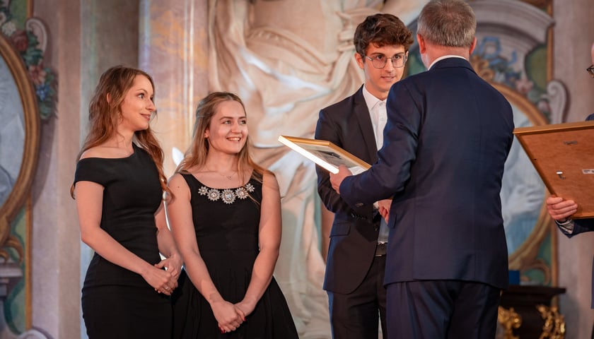 Uroczysta gala "Młode talenty" w Auli Leopoldyńskiej we Wrocławiu