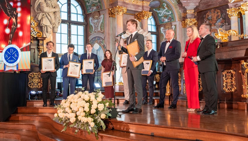 Uroczysta gala "Młode talenty" w Auli Leopoldyńskiej we Wrocławiu