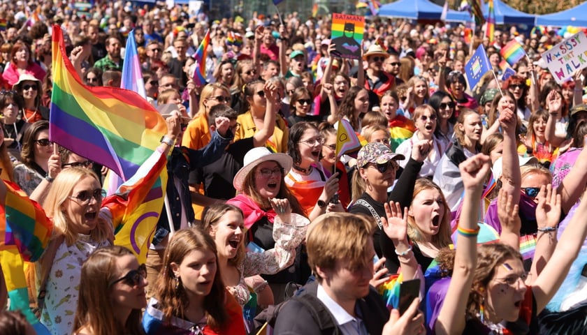 Marsz Równości we Wrocławiu 2023 rok.
