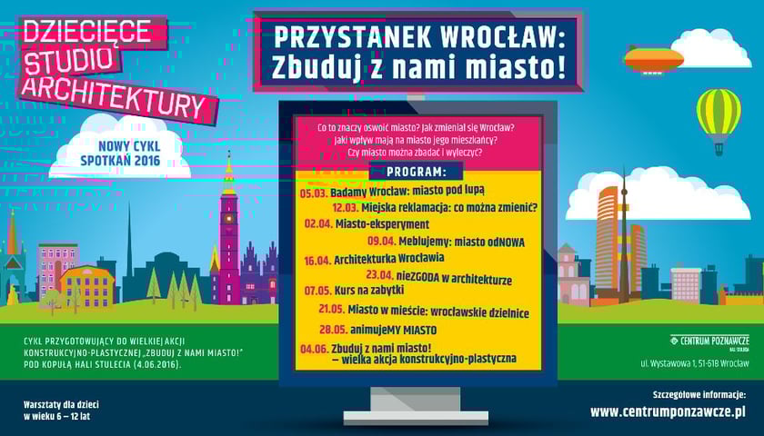 Zaproszenia na Dziecięce Studio Architektury [ZAKOŃCZONY]