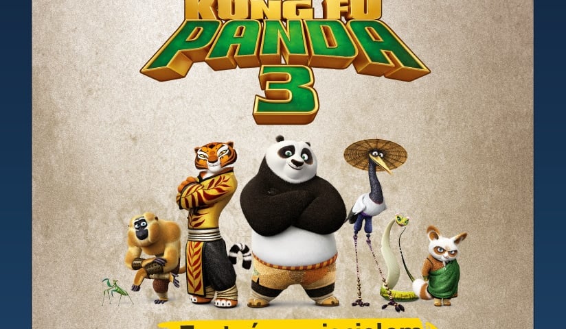 Zaproszenia na premierę „Kung Fu Panda 3” w Heliosie [ZAKOŃCZONY]