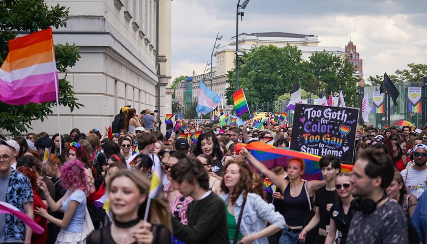 Uczestnicy Marszu Równości we Wrocławiu, 30 maja 2026 r.