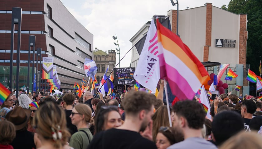 Uczestnicy Marszu Równości we Wrocławiu, 30 maja 2026 r.