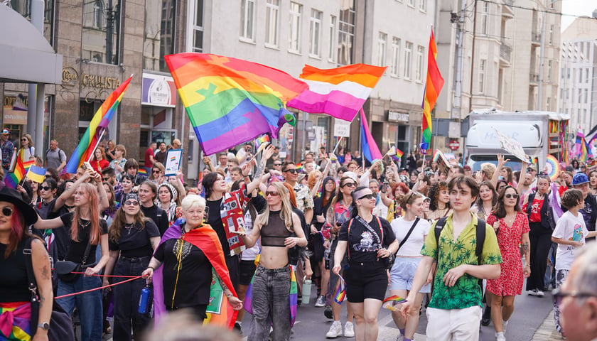 Uczestnicy Marszu Równości we Wrocławiu, 30 maja 2026 r. 