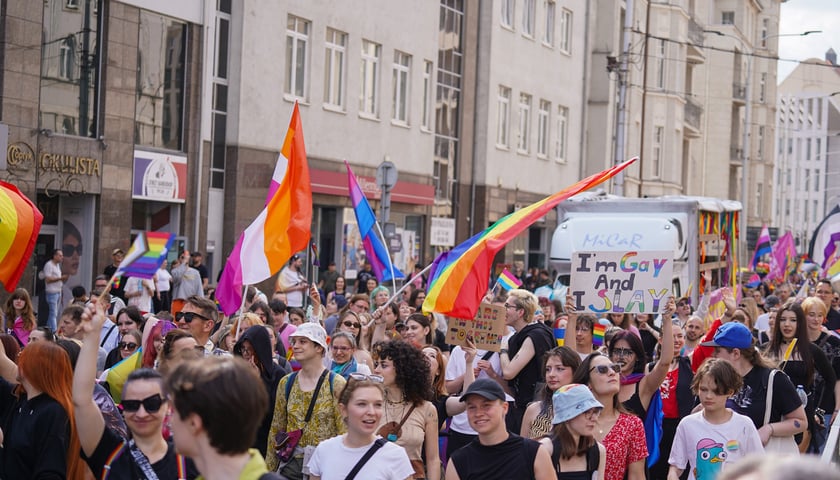 Uczestnicy Marszu Równości we Wrocławiu, 30 maja 2026 r.