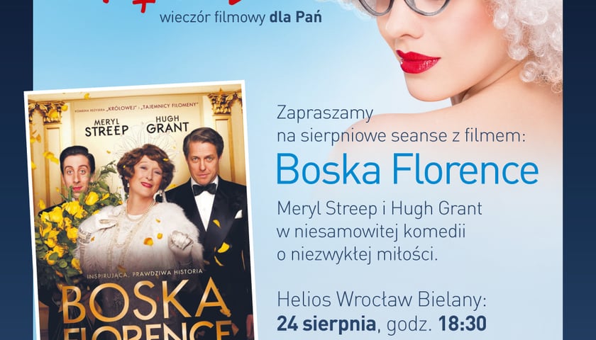 „Boska Florence” w Kinie Kobiet w Kinach Helios [ZAKOŃCZONY]