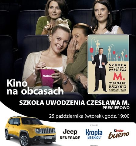 „Szkoła uwodzenia Czesława M.” w Kinie na Obcasach [ZAKOŃCZONY]
