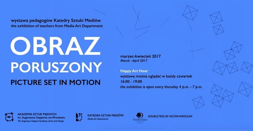 „Obraz Poruszony” zaproszenia na wernisaż [ZAKOŃCZONY]