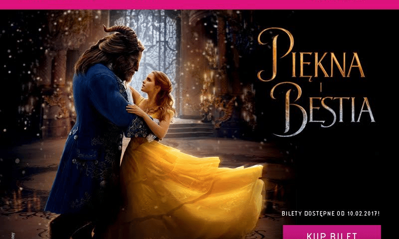 Piękna i bestia – wygraj gadżety filmowe od Multikina