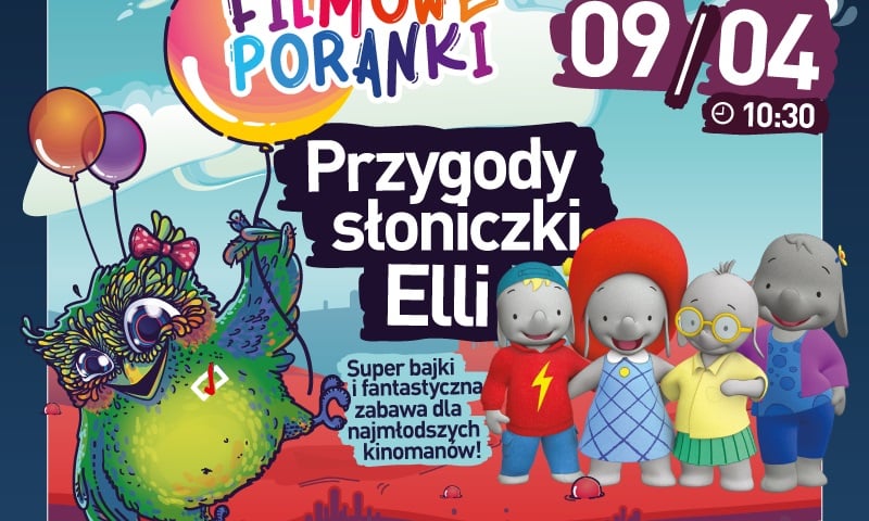 Bilety na „Przygody słoniczki Elli” do Heliosa [ZAKOŃCZONY]