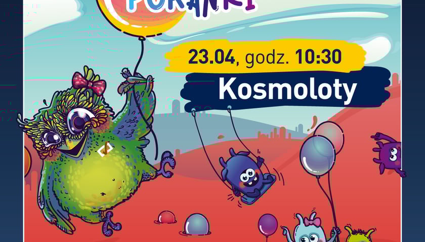 Zaproszenia na bajki „Kosmoloty” w Heliosie [ZAKOŃCZONY]