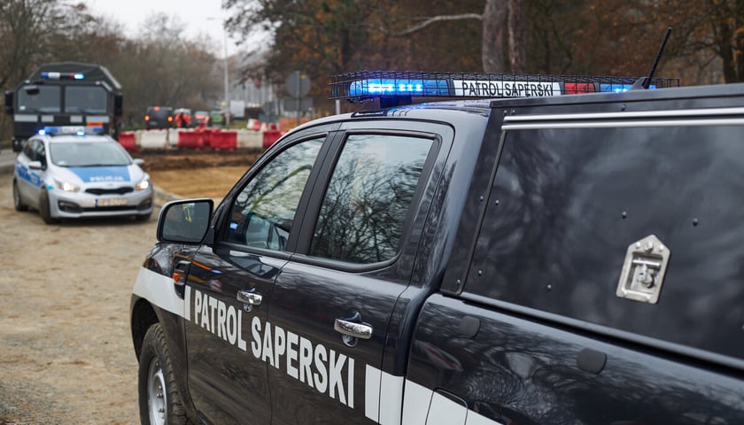 Wóz patrolu saperskiego. Zdjęcie ilustracyjne