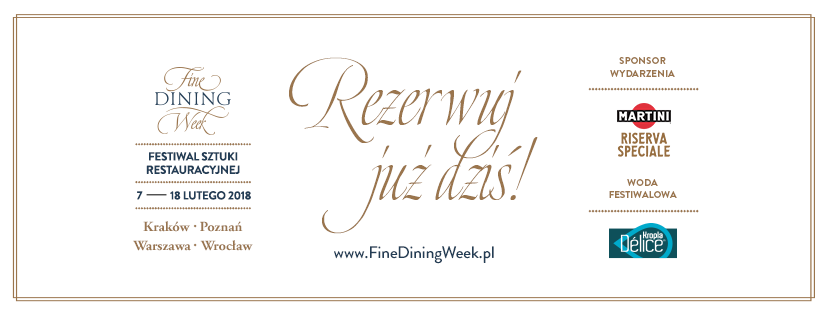 Voucher na Fine Dining Week [ZAKOŃCZONY]