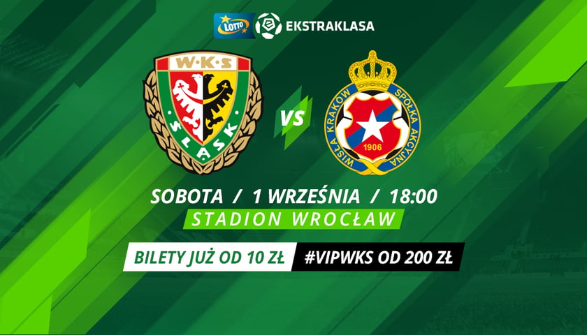 Bilety na mecz WKS Śląsk Wrocław – Wisła Kraków [ZAKOŃCZONY]