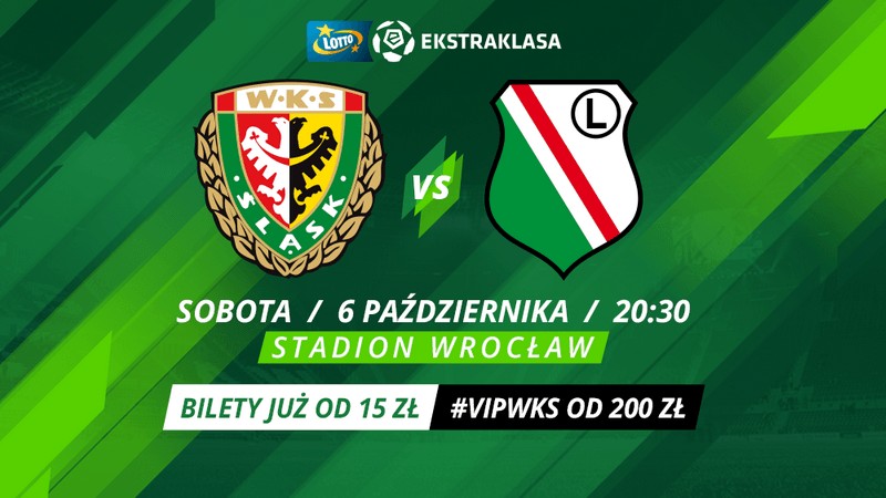 Bilety na mecz WKS Śląsk Wrocław - Legia Warszawa [ZAKOŃCZONY]